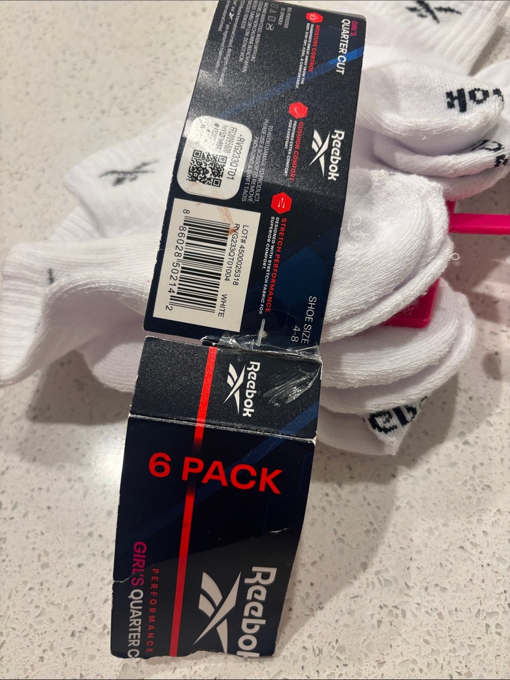 Opened Reebok Girls socks - Picture 6 of 10